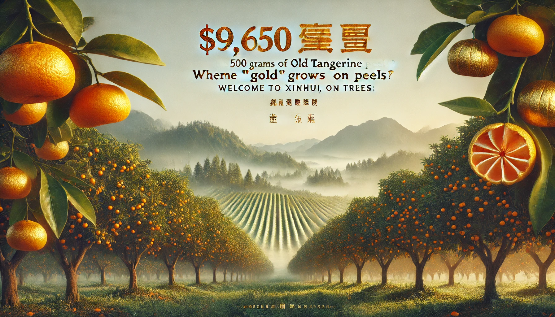 $9,650 for 500 Grams of Old Tangerine Peels? Welcome to Xinhui, Where ‘Gold’ Grows on Trees